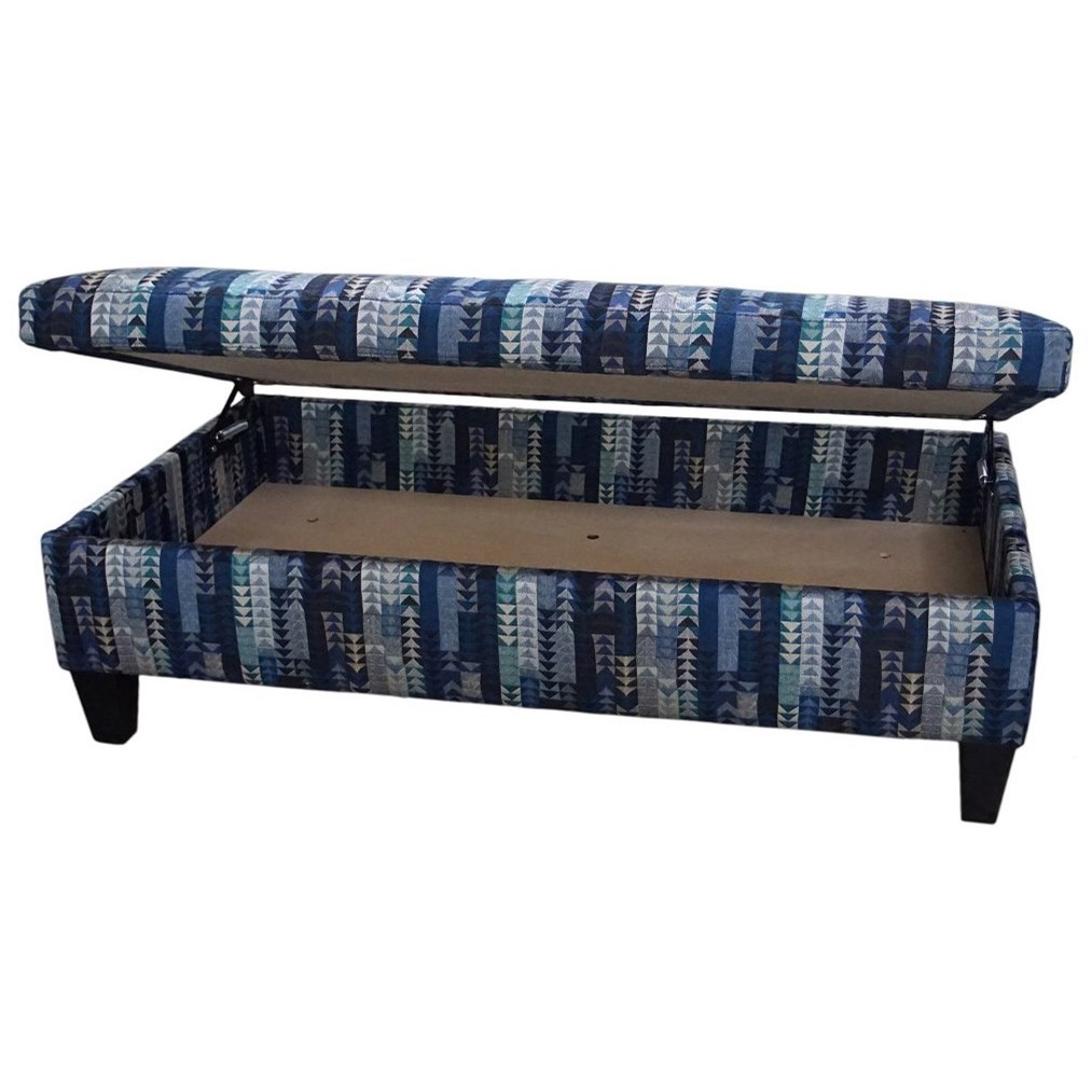 Jonathan Louis Ottomans Medium Rectangle Storage Ottoman Fashion